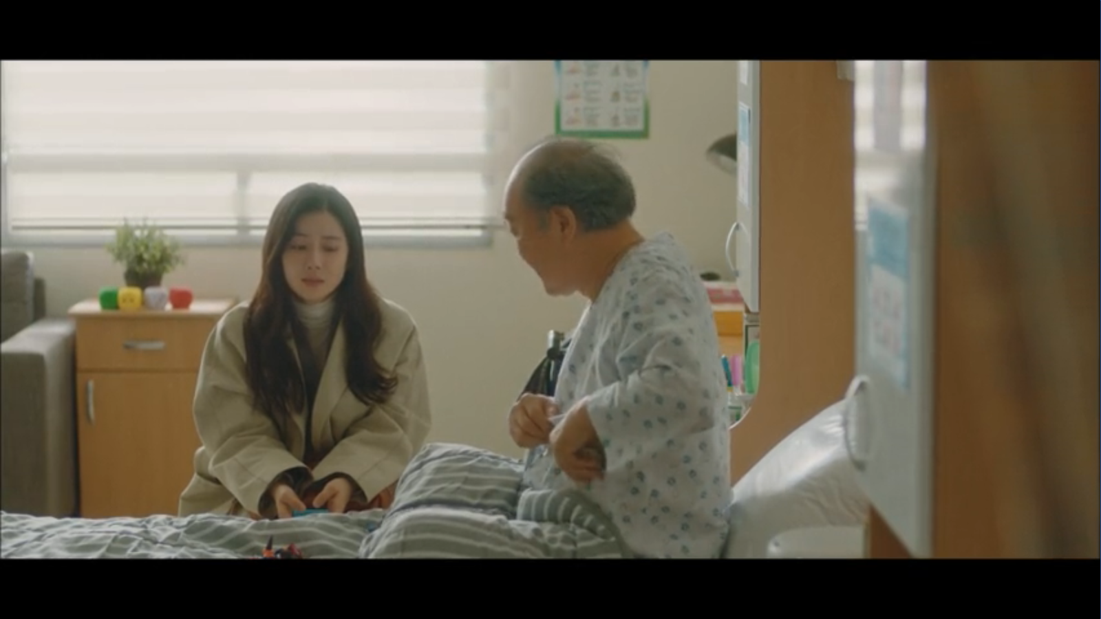 When My Love Blooms Episode 2 Yoon Ji-soo visiting her father